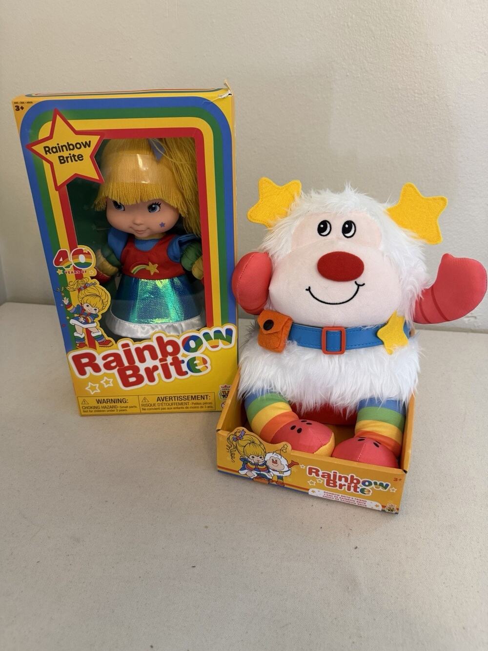 Rainbow Brite 40th Anniversary Doll w/Twink NEW
